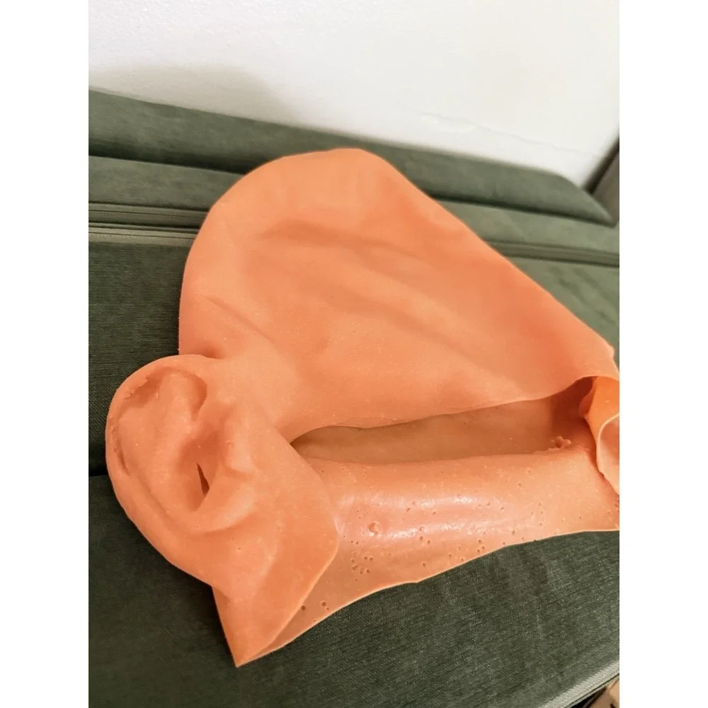 90s Cesar Cone Head Coneheads Rubber Mask Hat Headpiece Vintage Mexico Halloween